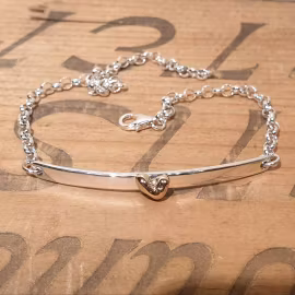 Armband med hjärta