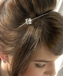 Diadem med blommor