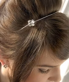 Diadem med blommor