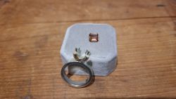 Ljusrosa flanderslipad Turmalin 7,3x7,3x3,2mm