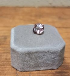 Azotic topaz rosa kuddslipad checkerboardslipad 9x9mm