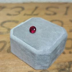 Ceriserosa turmalin briljantslipad 6mm
