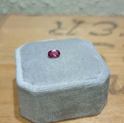 Ceriserosa Turmalin oval 6x4mm