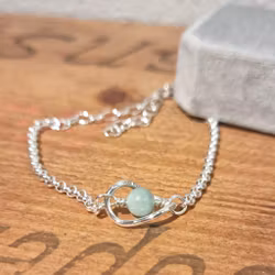 Armband Gaudium med månadssten