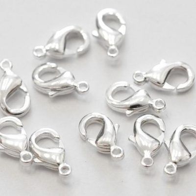 1701 Klolås silver 12mm 50 stk