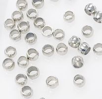Klämpärlor 3mm guld 10 gram