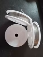 3866 Tigertail 0,3mm 50m/rulle vit färg