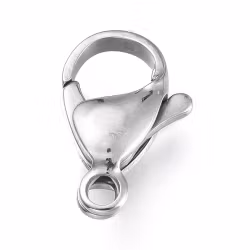 3949 Klolås kirurgiskt stål 15x9mm 10-stk