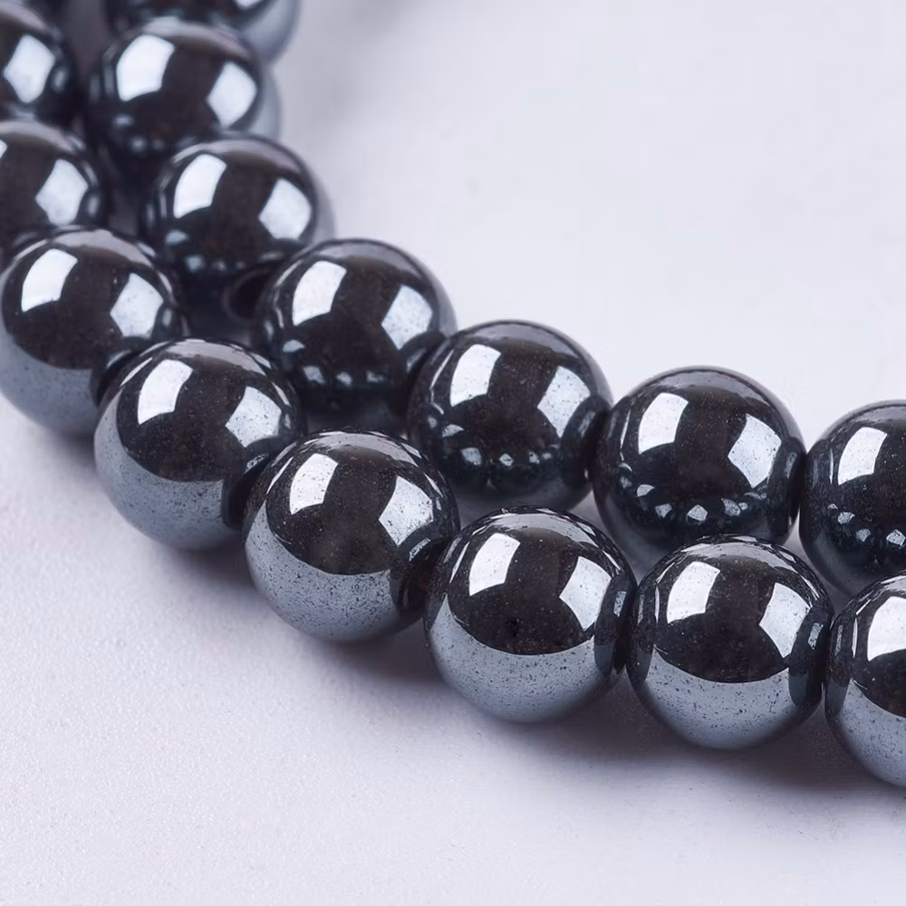 4017 Hematit syntetisk omagnetisk grad AB 4,5mm