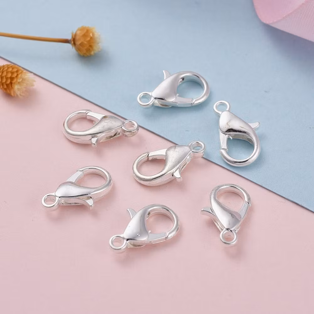 4048 Klolås silver 14x8mm 20gram