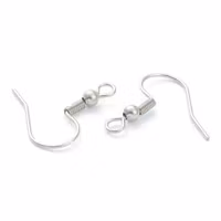 4222 Örhänges krokar kirurgiskt stål (316), 16x17~9x3mm 25-par