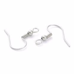 4222 Örhänges krokar kirurgiskt stål (316), 16x17~9x3mm 25-par