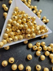 165  Stardust guldig 6mm 30 stk