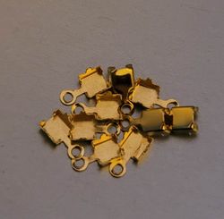 Strass lås guld 50 stk