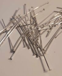 76 Hattpinnar rostfritt stål 50stk