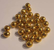 1254 Mellandelpärla metall 8mm 30stk