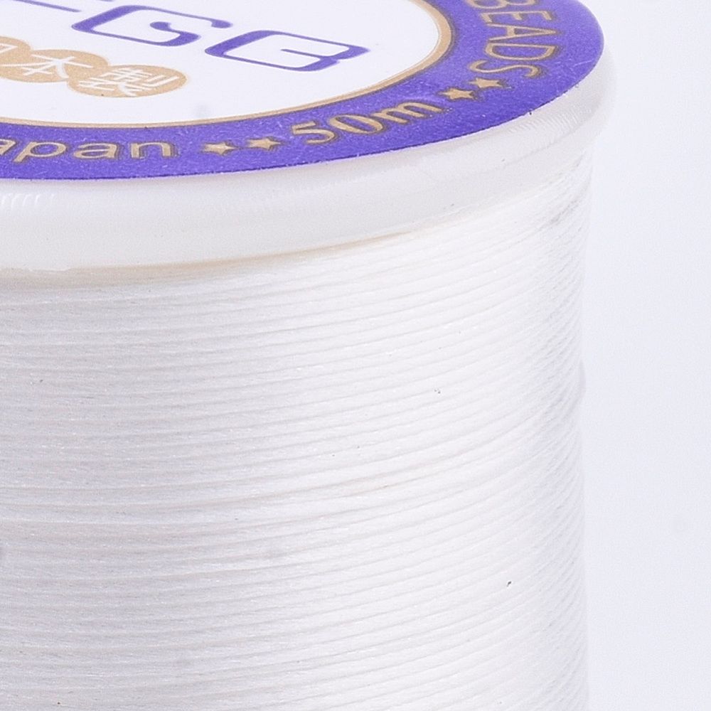 1855 Pärltråd nylon 50m/rulle vit