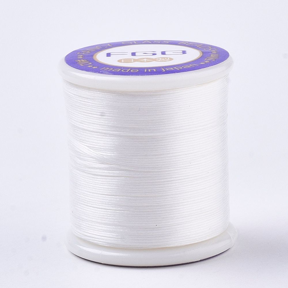 1855 Pärltråd nylon 50m/rulle vit