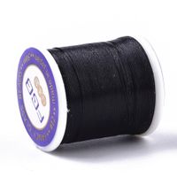 1856 Pärltråd nylon 50m/rulle svart