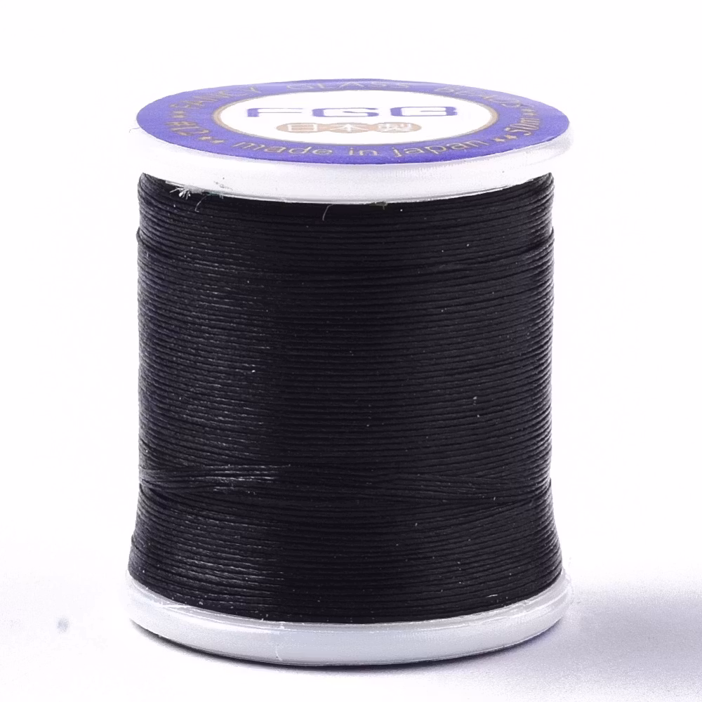 1856 Pärltråd nylon 50m/rulle svart