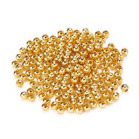 1889 Mellandelpärla metall 5mm guld 200stk