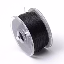 1915 Pärltråd nylon 46m/rulle svart