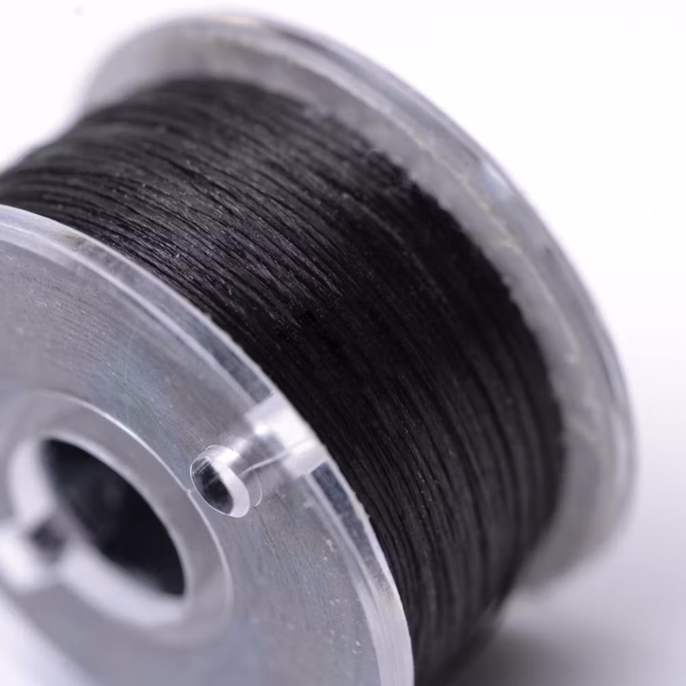 1915 Pärltråd nylon 46m/rulle svart