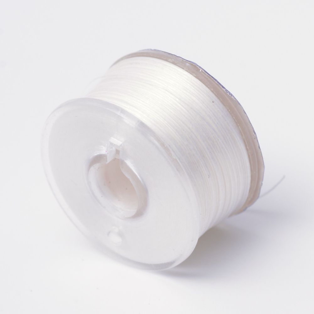 1916 Pärltråd NYMO nylon 46m/rulle vit