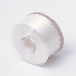 1916 Pärltråd NYMO nylon 46m/rulle vit