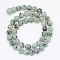 Naturlig Sesame Kiwi jasper 6mm