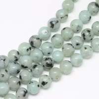 Naturlig Sesame Kiwi jasper 6mm