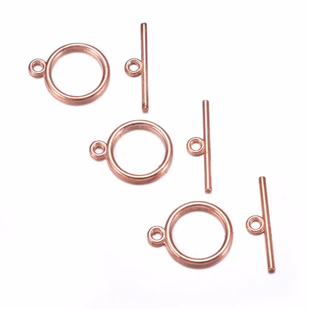 2074 Toggle lås roséguld styckvis