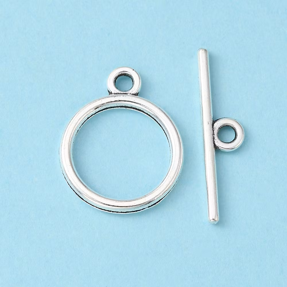 2195 Toggle lås silver styckvis