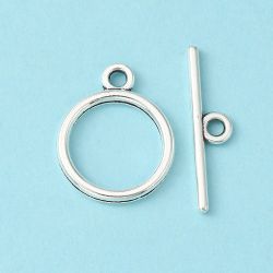 2195 Toggle lås silver styckvis