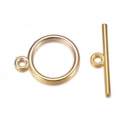 2250 Toggle lås guld styckvis