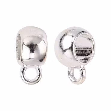 2253 Bails silver 8x5mm, 10stk
