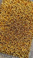 2255 Mellandels pärlor 2mm i guld 200~300stk