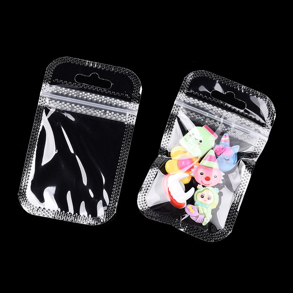 3053 Transparent plastpåse med zipp 9x5cm  20stk