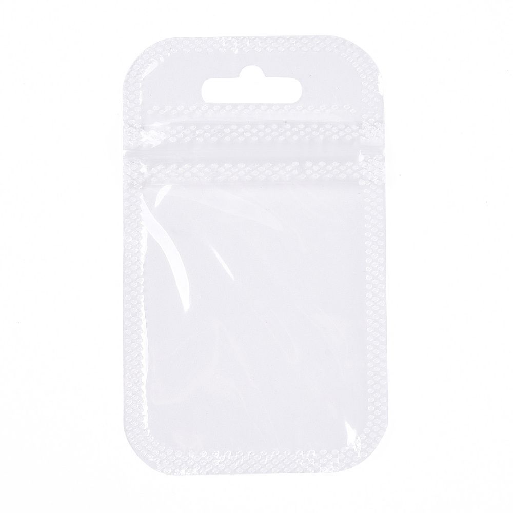3053 Transparent plastpåse med zipp 9x5cm  20stk