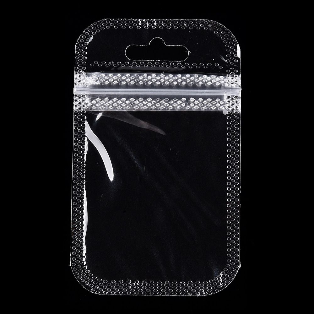 3053 Transparent plastpåse med zipp 9x5cm  20stk