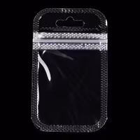 3053 Transparent plastpåse med zipp 9x5cm  20stk