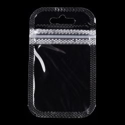 3053 Transparent plastpåse med zipp 9x5cm  20stk