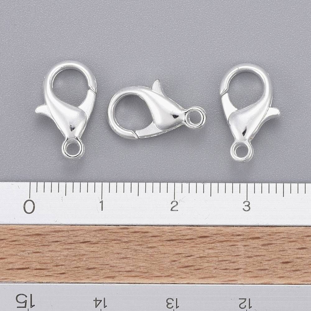 3108 Klolås silver 14mm 50 stk