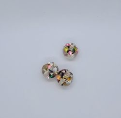 3198 pärla med rhinestones 16mm hål 3mm
