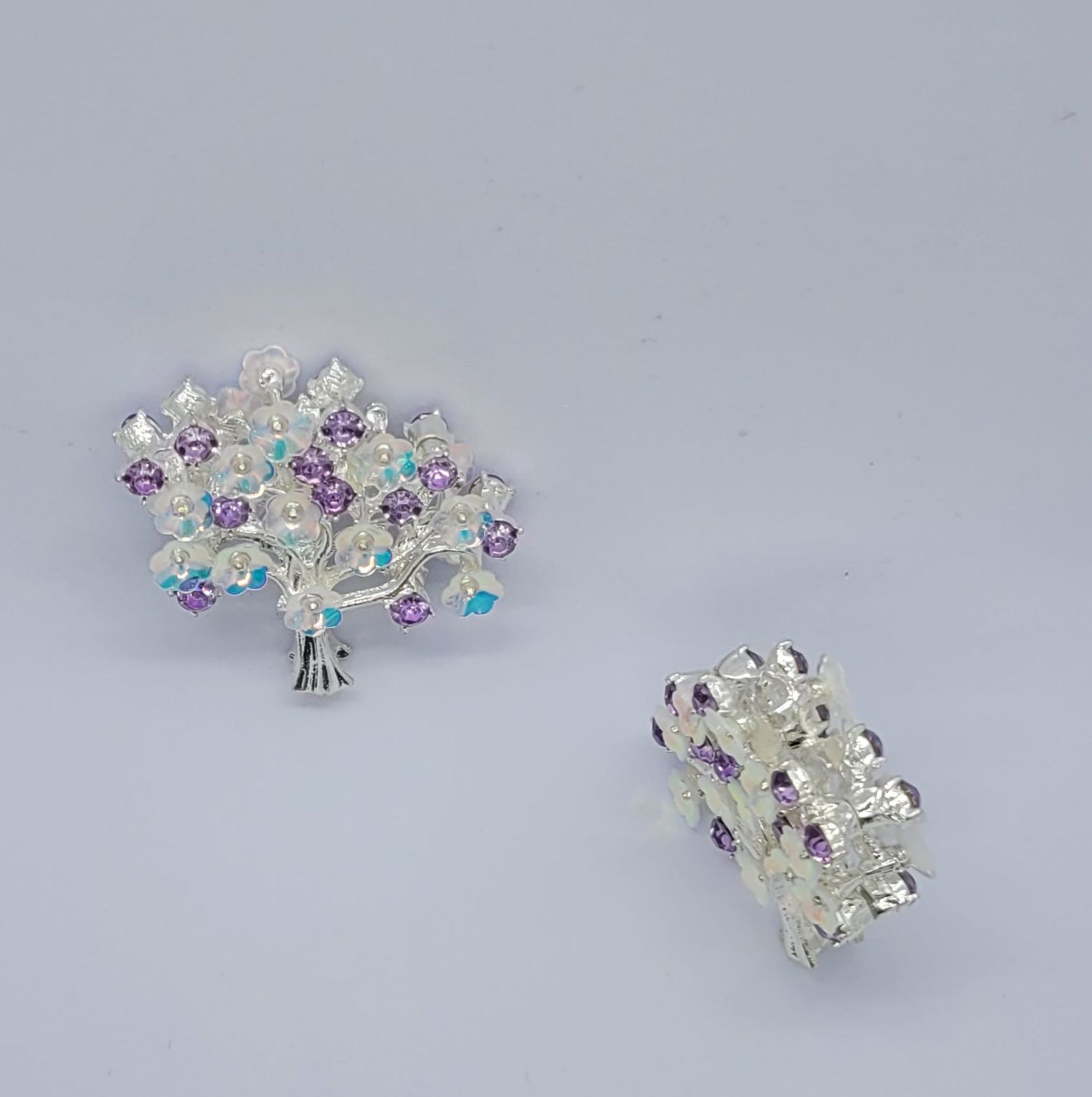 3212 Fancy träd lila pastell