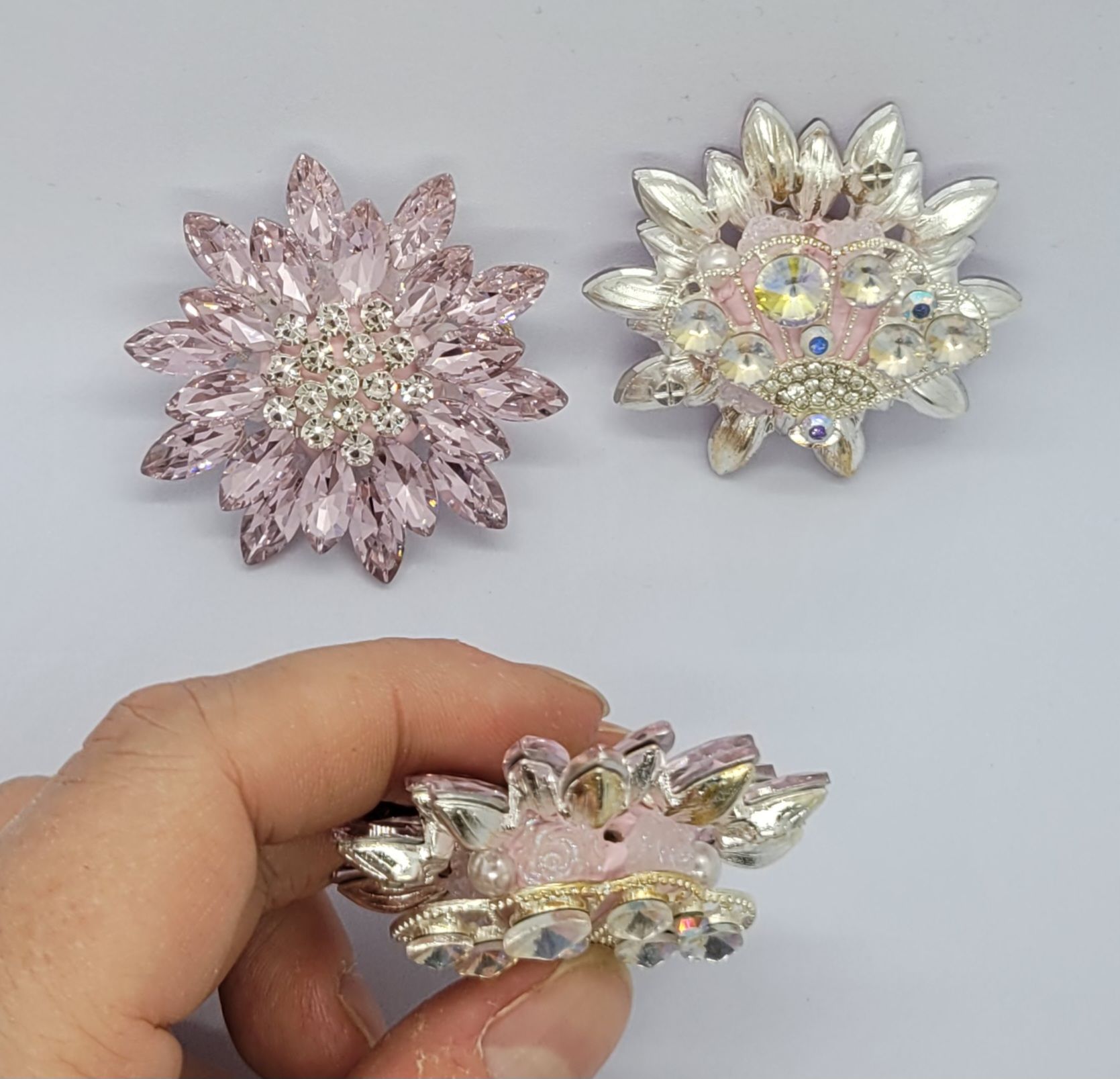3213 Fancy blomma rosa