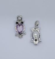 3220 Berlock uggla rhinestones lila