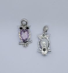 3220 Berlock uggla rhinestones lila