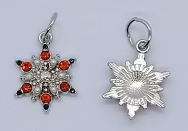 3243 Berlock stjärna jul rhinestone