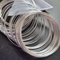 96 Memory wire 20 varv silver